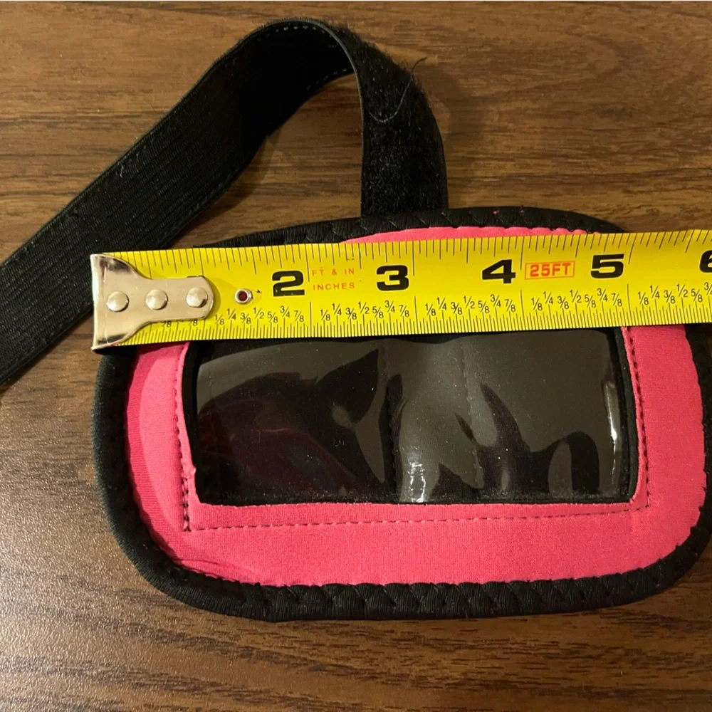 Pink exercise armband